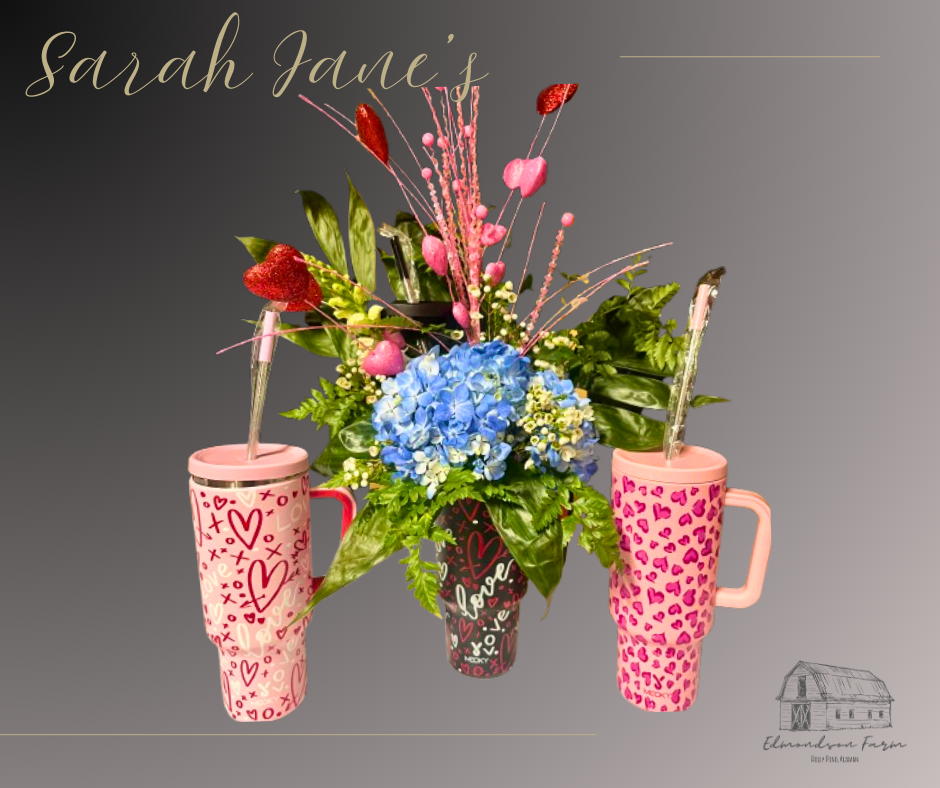 Stanley Dupe Flower Arrangement - Edmondson Farm Store