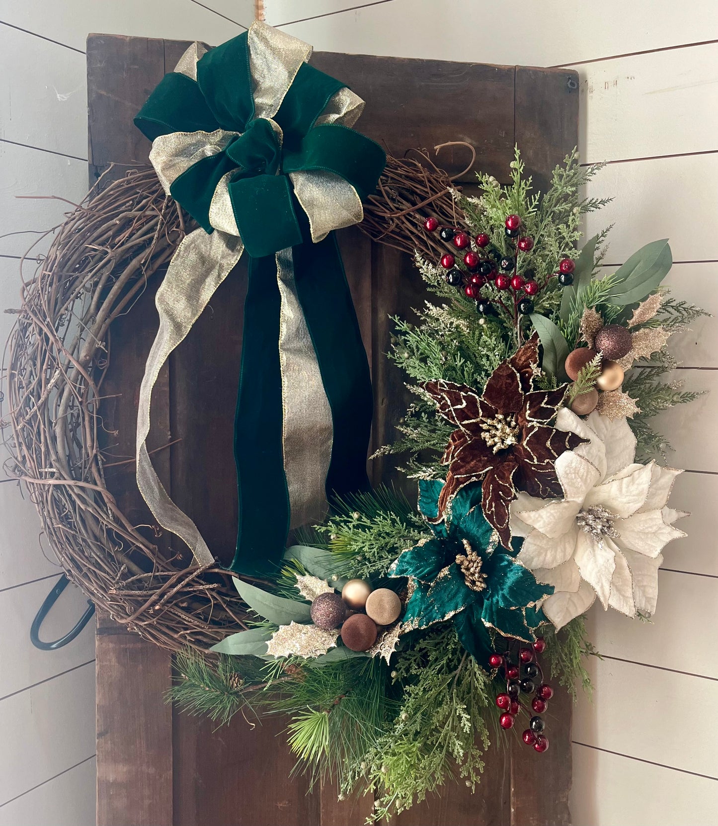 Silk Winter Wreaths - Edmondson Farm Store