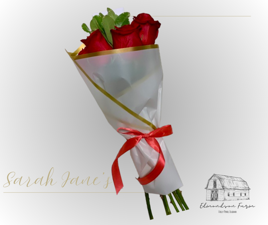 Paper Wrapped Floral Bouquet- Choose your size & Budget - Edmondson Farm Store