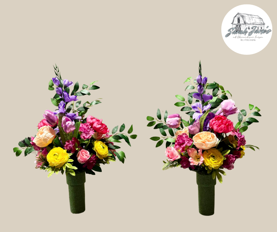 Silk Saddles, Baskets & Vases