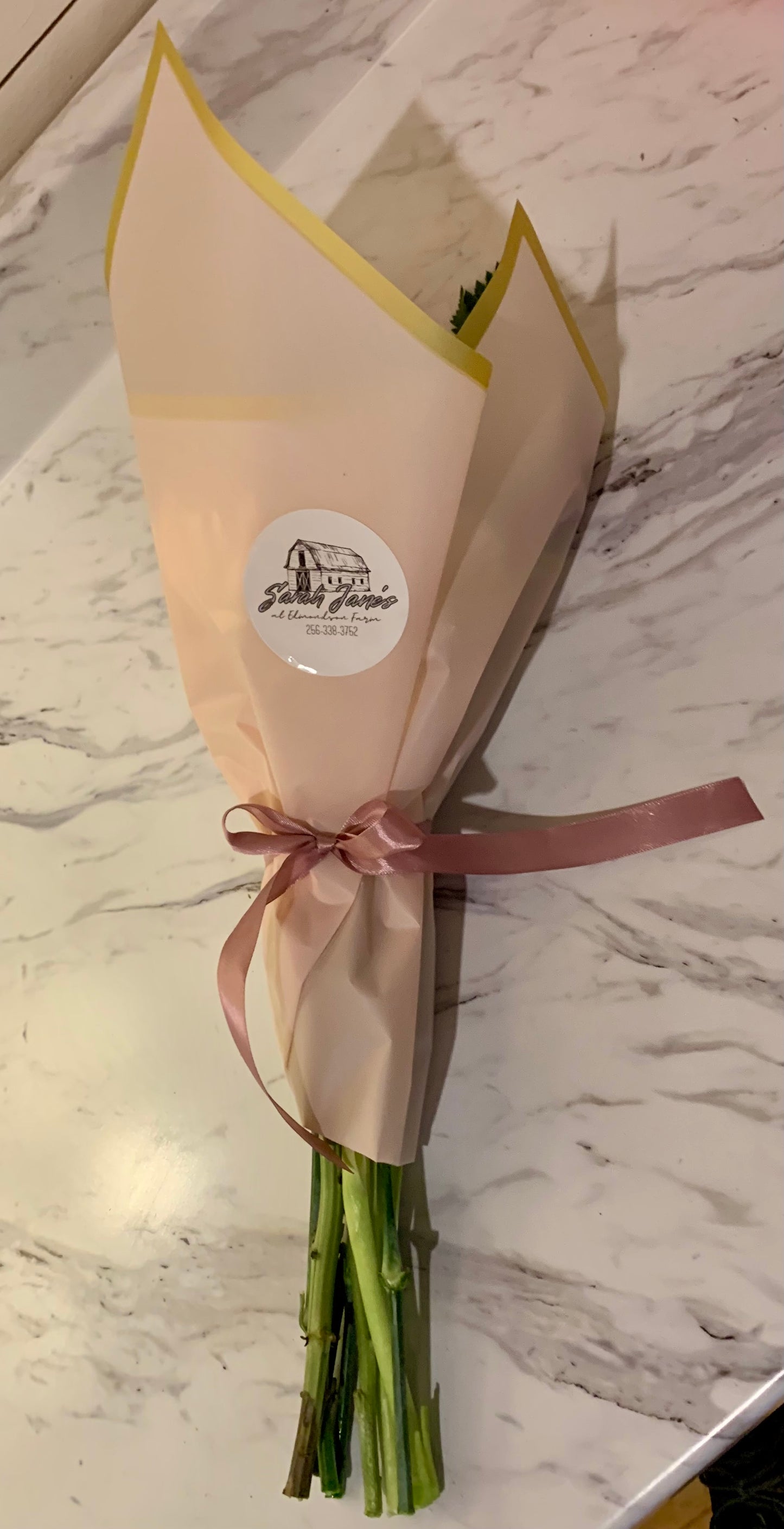 Paper Wrapped Floral Bouquet- Choose your size & Budget - Edmondson Farm Store