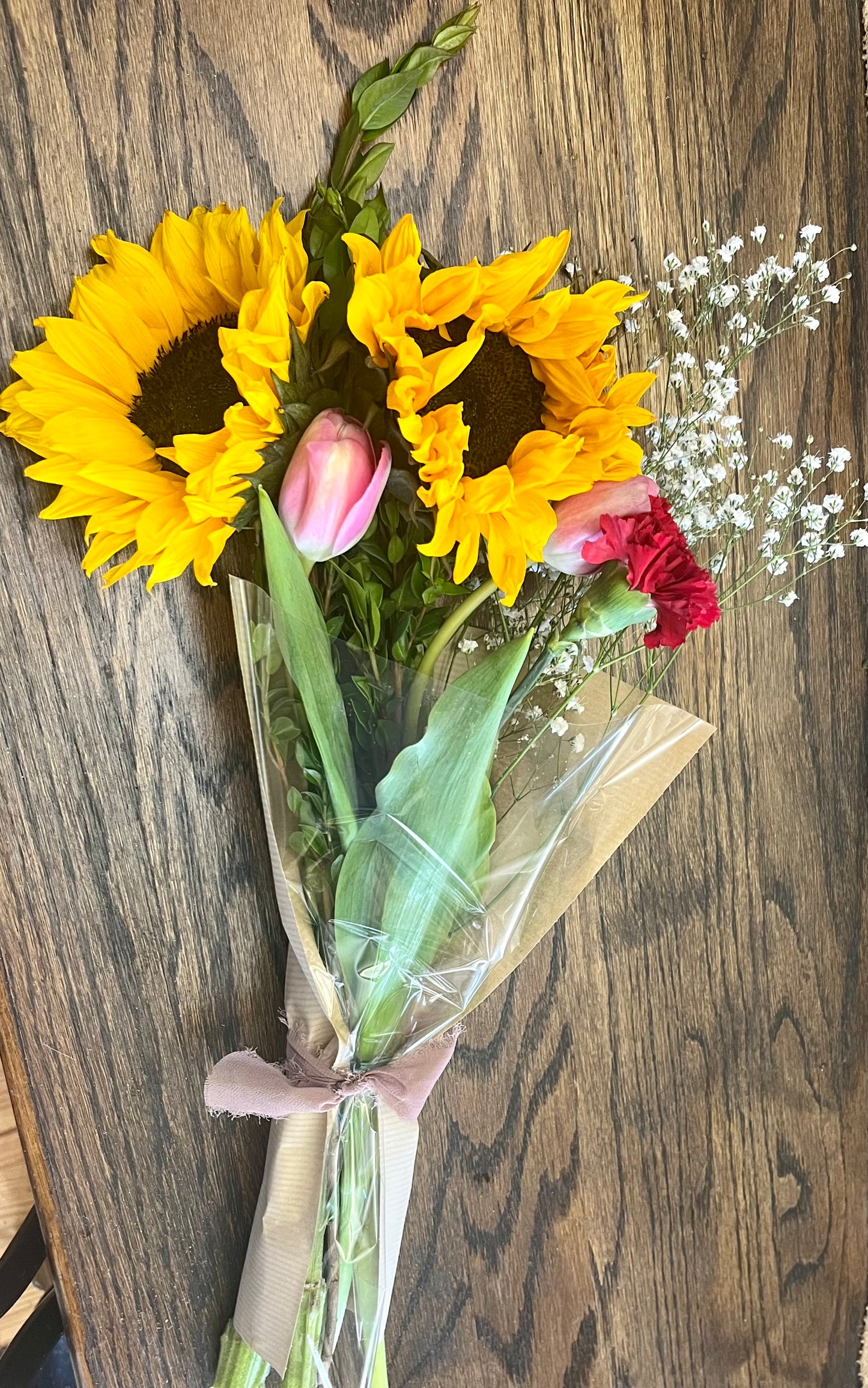 Paper Wrapped Floral Bouquet- Choose your size & Budget - Edmondson Farm Store