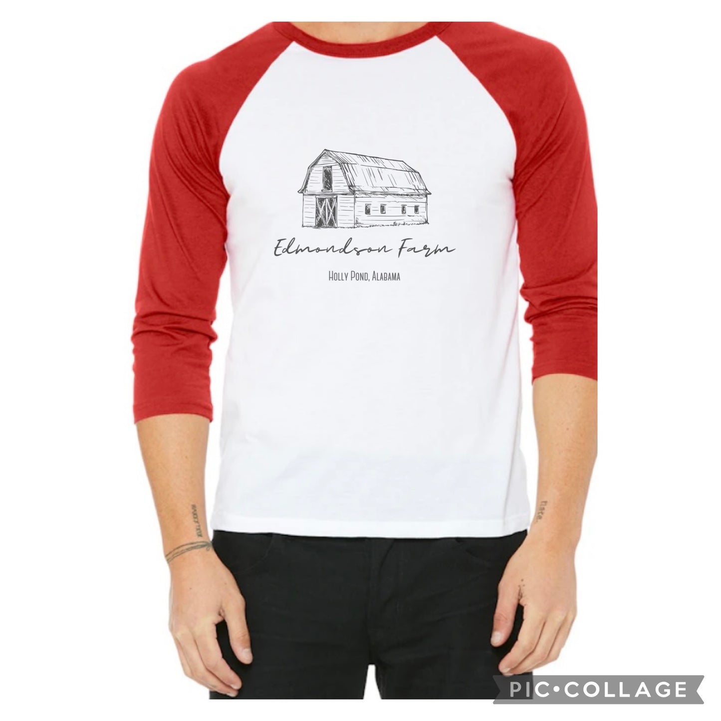 2XL Raglan Farm Tee - Edmondson Farm Store