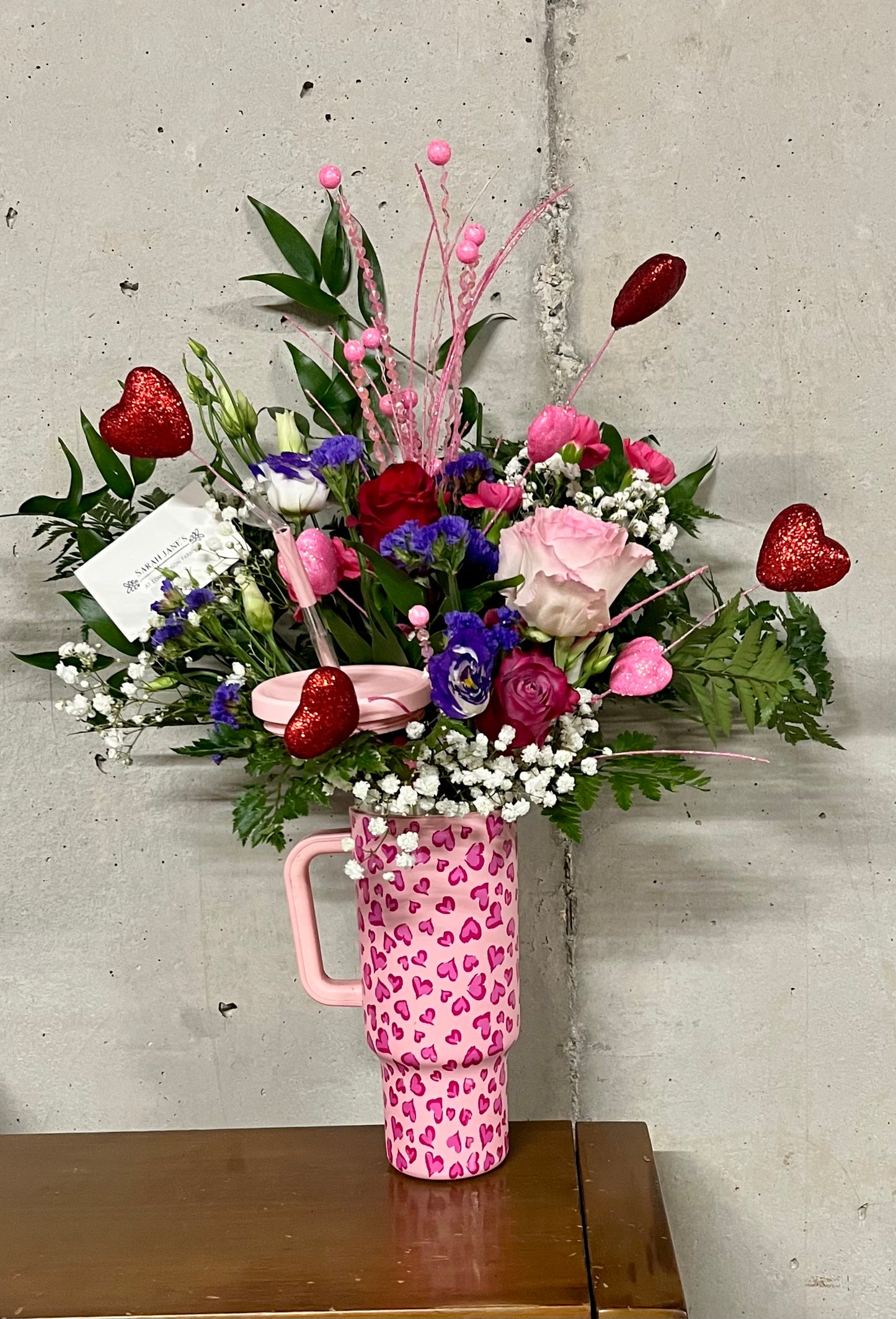 Stanley Dupe Flower Arrangement - Edmondson Farm Store
