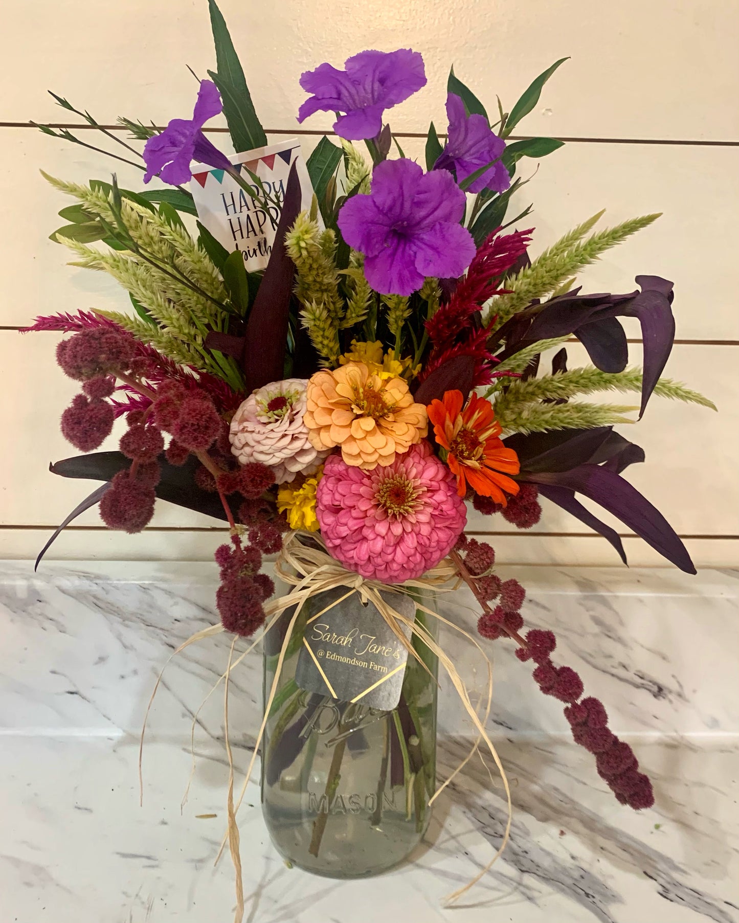 The Perfect Vase Bouquet- Choose your size & Budget - Edmondson Farm Store