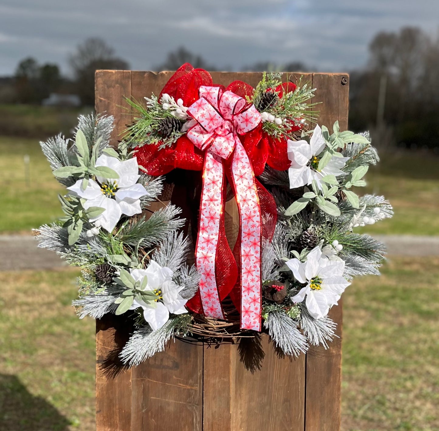 Silk Winter Wreaths - Edmondson Farm Store