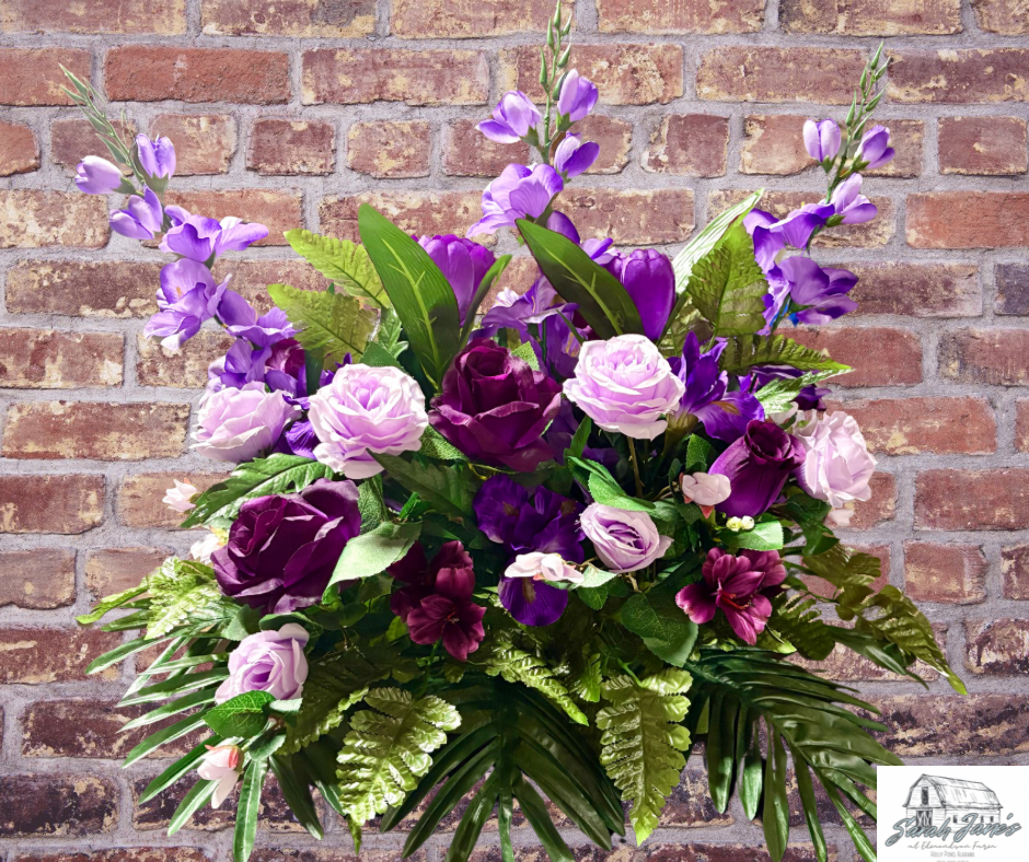 Silk Saddles, Baskets & Vases