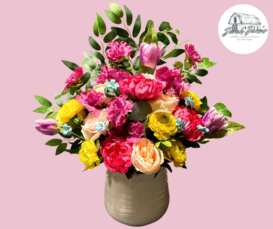 Silk Saddles, Baskets & Vases