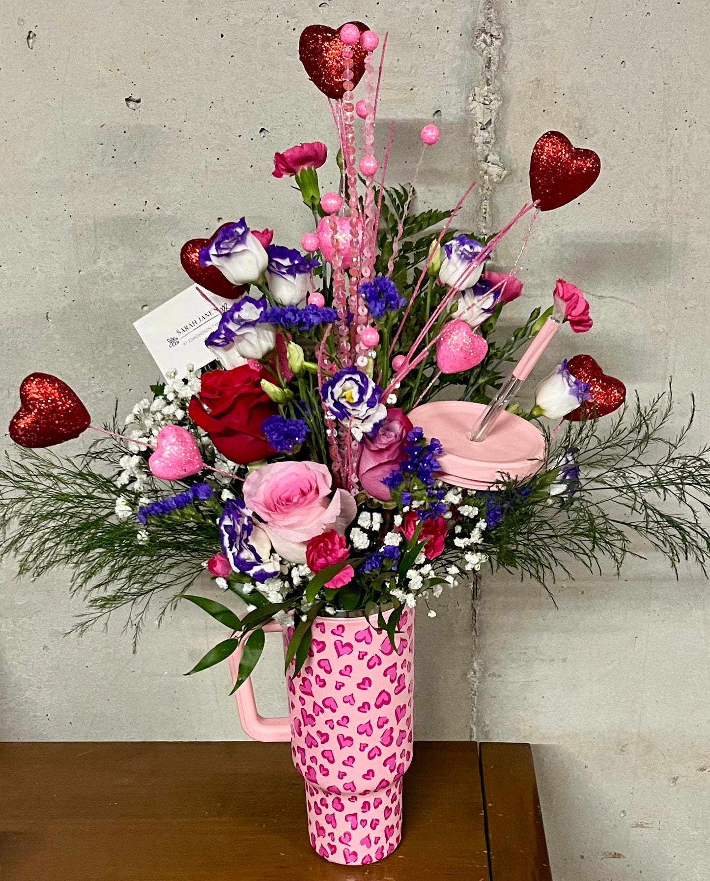 Stanley Dupe Flower Arrangement - Edmondson Farm Store
