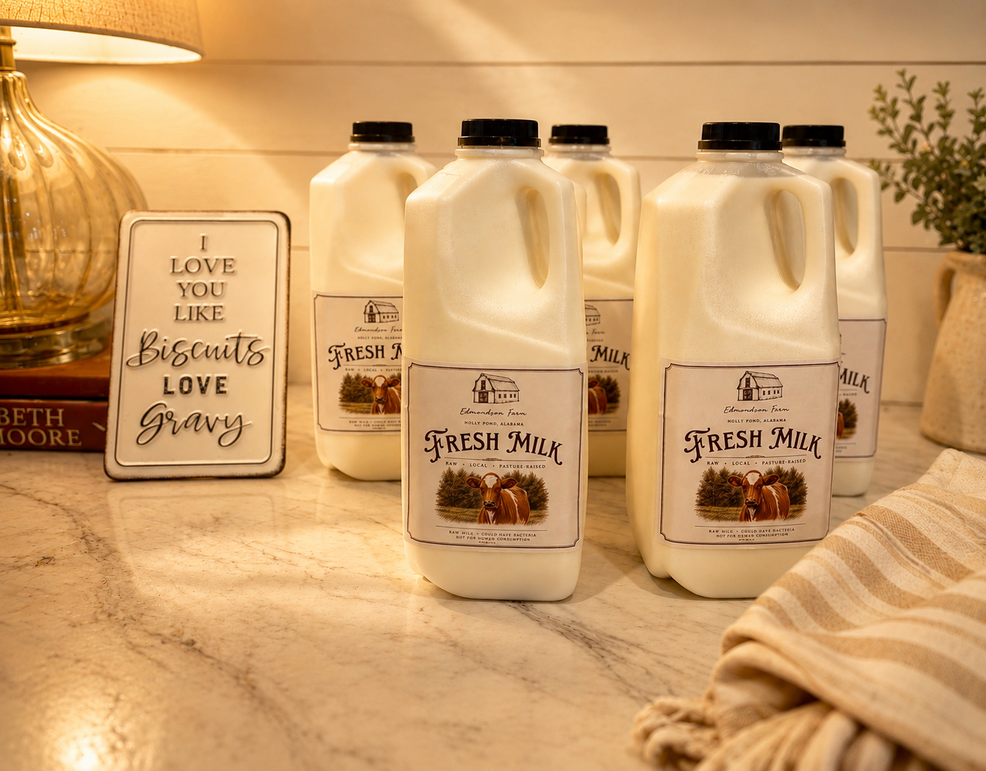 Half Gallon Raw Milk