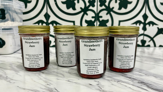 Grandmother’s Strawberry Jam- Pint Jar - Edmondson Farm Store