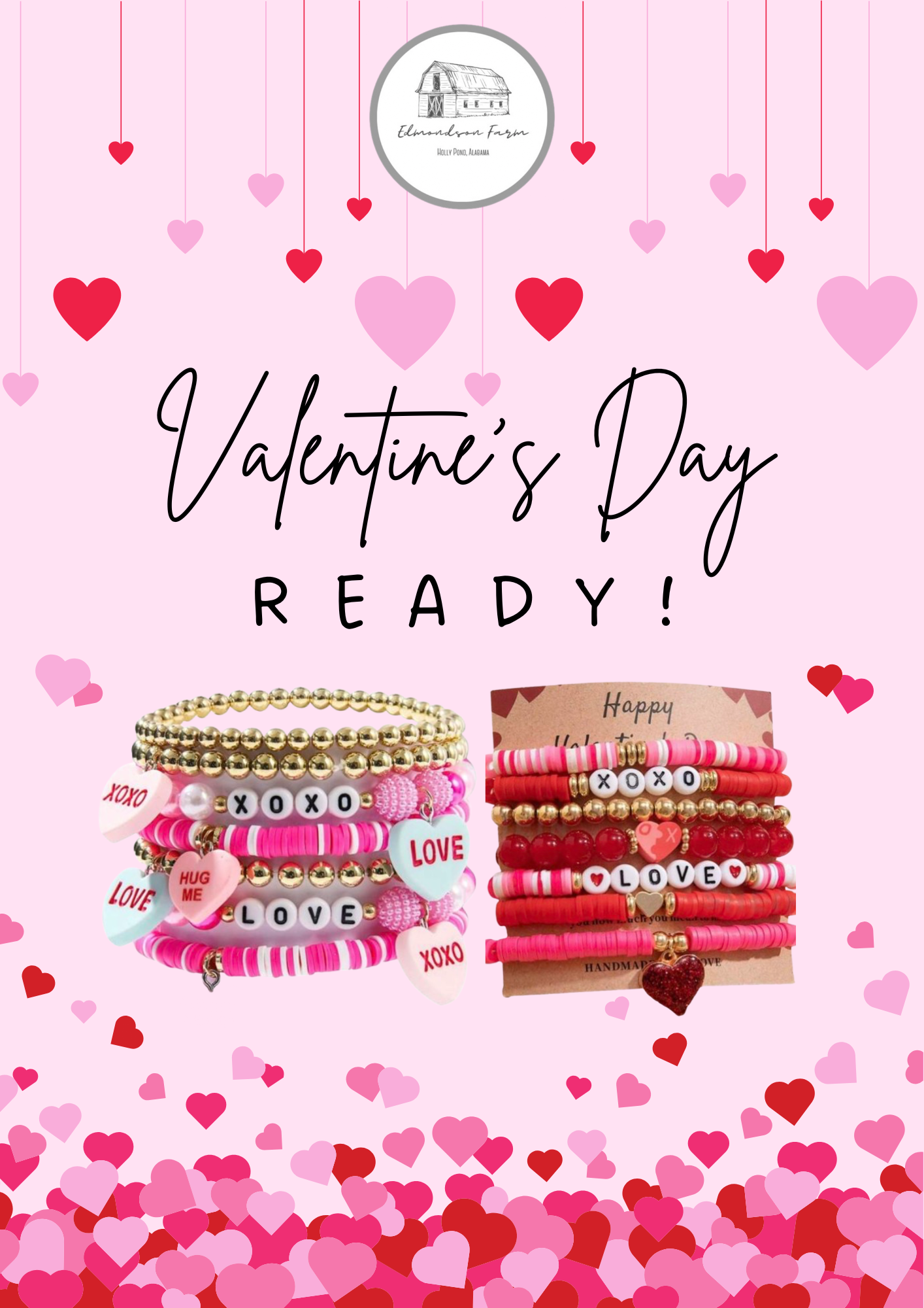 Stackable Valentine Bracelets