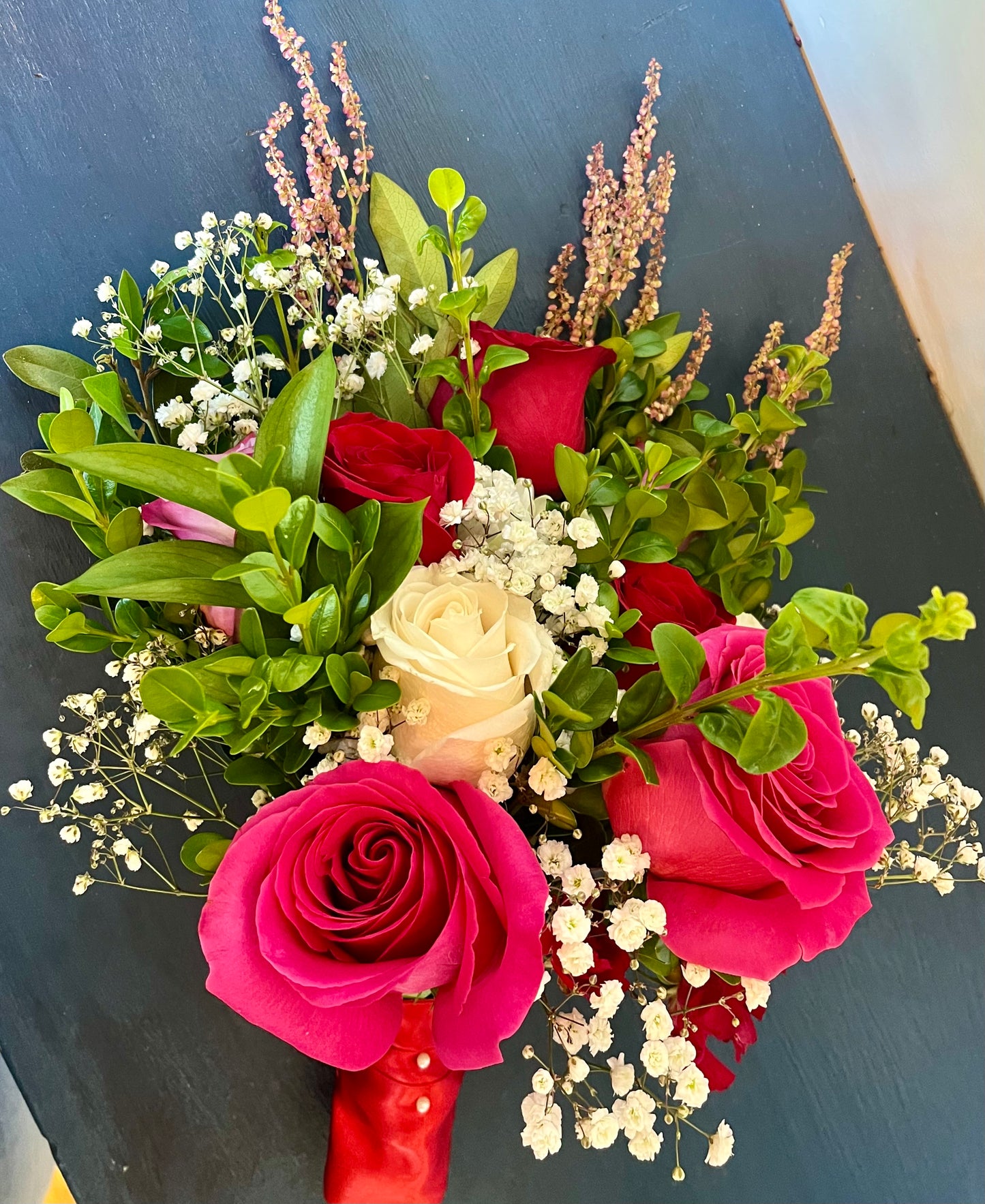 Formal Flower Bouquet & Boutonnière Set