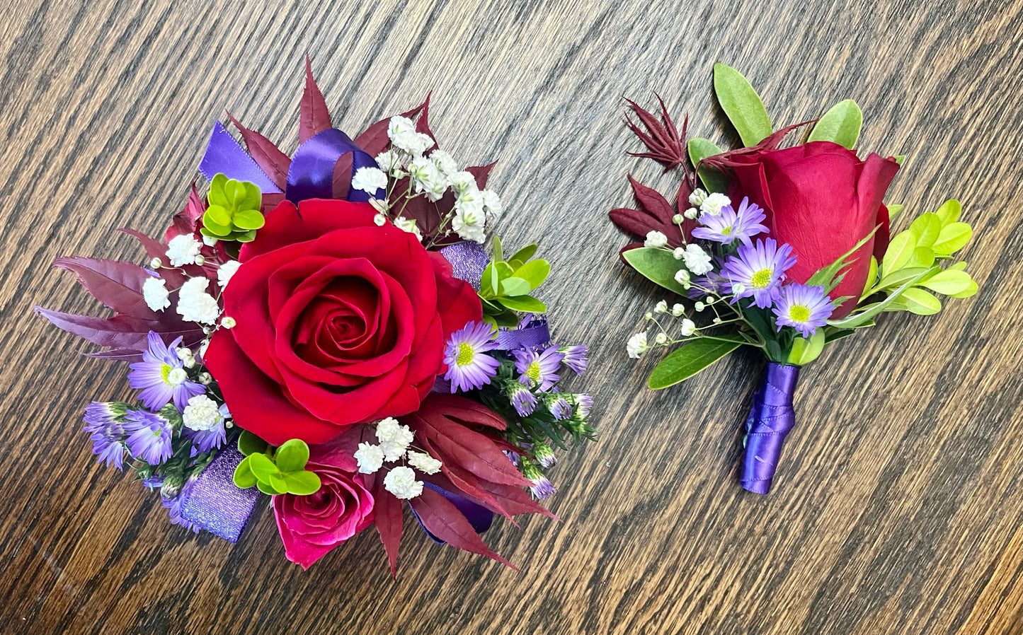 Formal Wristlet & Boutonnière Set